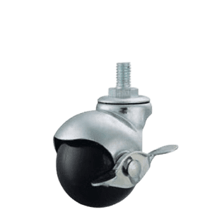 چرخ تخم مرغی گردان ترمز دار