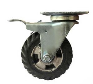 چرخ دایکاست پایه گردان و ترمزدار