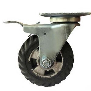 چرخ دایکاست پایه گردان و ترمزدار