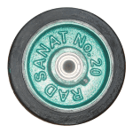 چرخ تک چدنی لاستیکی سایز (20)