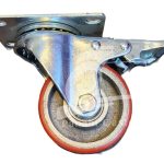 چرخ پلی یورتان(چدنی) گردان وارداتی سایز 75 * انحصاری *