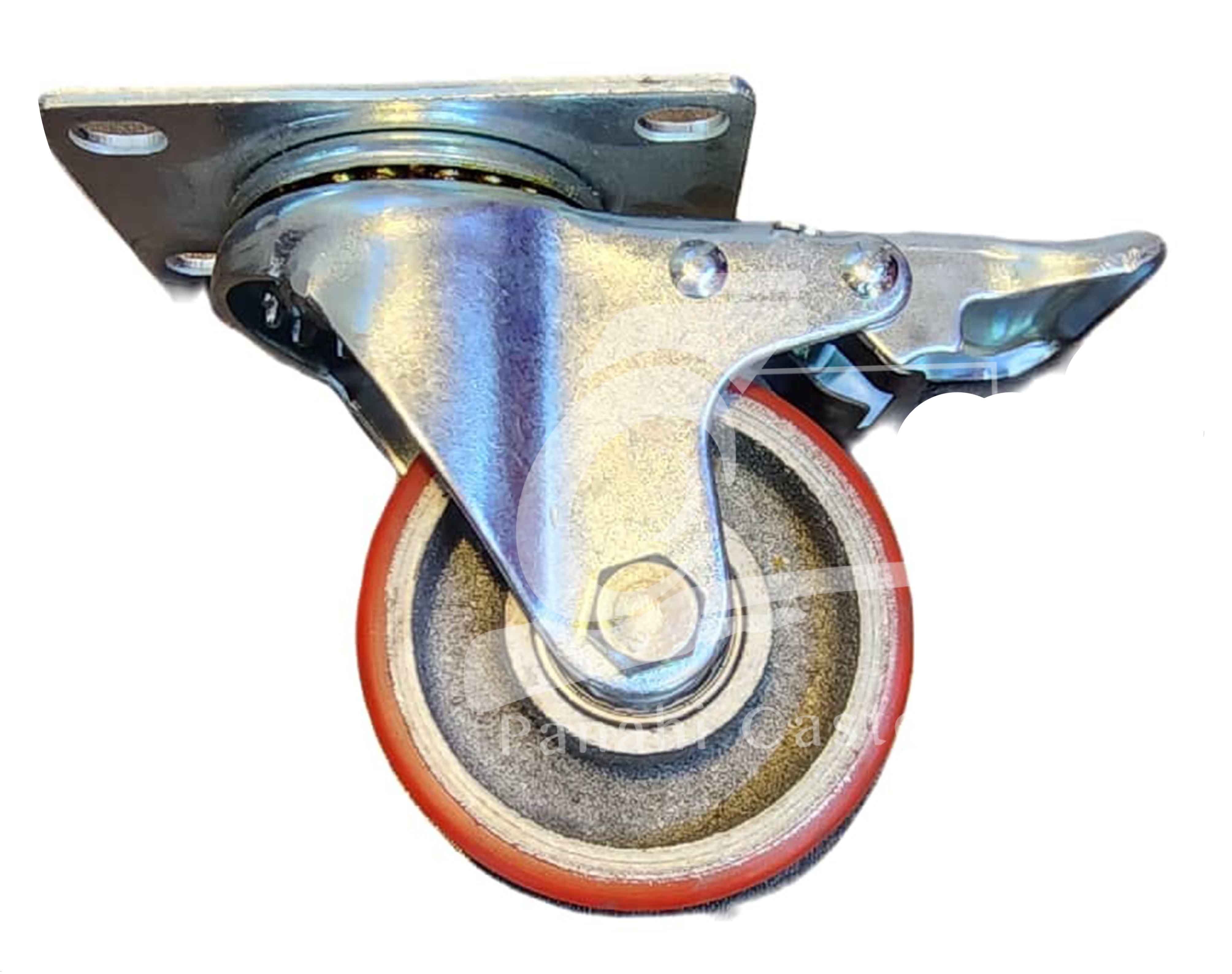 چرخ پلی یورتان(چدنی) گردان وارداتی سایز 75 * انحصاری *