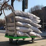 ترولی تاشو حمل بار فروشگاهی با تحمل وزن 500 کیلو (تولیدگروه چرخ صنعت پناهی)